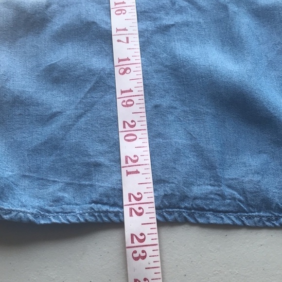 NÜMPH JUNIA chambray blue tank top 38 - Picture 8 of 10